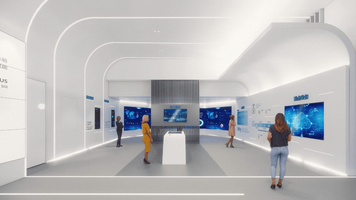 智能汽车公司科技展厅设计